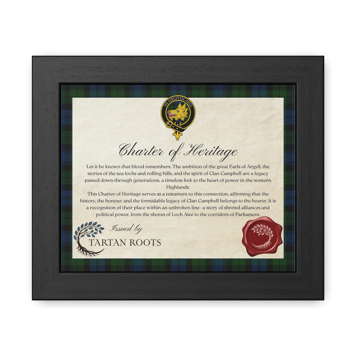 Campbell Charter of Heritage