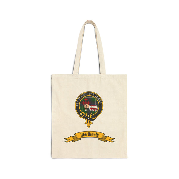 Cotton Canvas Tote Bag with MacDonald Design